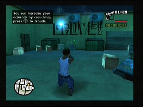 Carl Johnson exploring the open world of Grand Theft Auto: San Andreas